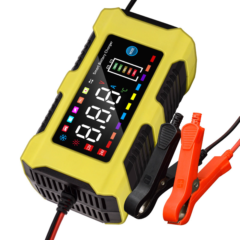 High-efficiency, high-power charger with color display