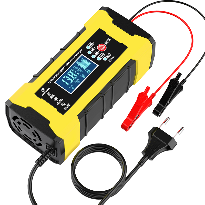 Yellow smart dual-voltage charger